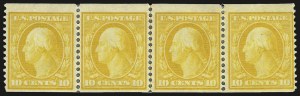 Sale 976, Lot 1935, 1908-10 Washington-Franklin Issues (Scott 331-356)