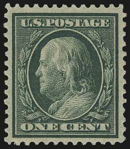 Sale 976, Lot 1936, 1909 Bluish Paper Issue (Scott 357-366)