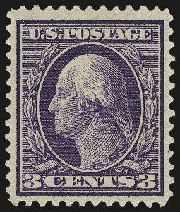 Sale 976, Lot 1944, 1909 Bluish Paper Issue (Scott 357-366)