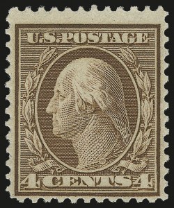 Sale 976, Lot 1945, 1909 Bluish Paper Issue (Scott 357-366)