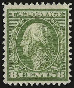 Sale 976, Lot 1949, 1909 Bluish Paper Issue (Scott 357-366)