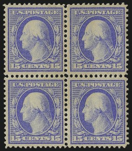 Sale 976, Lot 1957, 1909 Bluish Paper Issue (Scott 357-366)