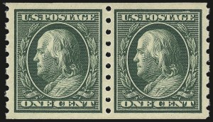 Sale 976, Lot 1974, 1910-13 Washington-Franklin Issue (Scott 374-396)