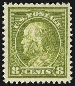 Sale 976, Lot 2006, 1912-14 Washington-Franklin Issue (Scott 405-423)