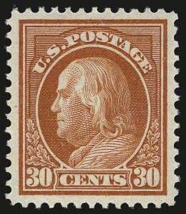 Sale 976, Lot 2007, 1912-14 Washington-Franklin Issue (Scott 405-423)