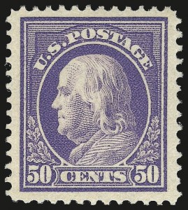 Sale 976, Lot 2009, 1912-14 Washington-Franklin Issue (Scott 405-423)