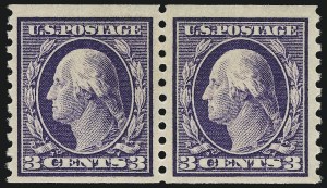 Sale 976, Lot 2021, 1913-15 Washington-Franklin Issues (Scott 424-460)
