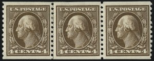 Sale 976, Lot 2024, 1913-15 Washington-Franklin Issues (Scott 424-460)