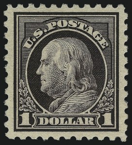 Sale 976, Lot 2047, 1913-15 Washington-Franklin Issues (Scott 424-460)