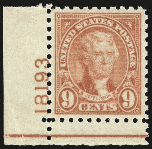Sale Number 976, Lot Number 2169, 1922-29 Issues (Scott 574-657a, including Scott 613)