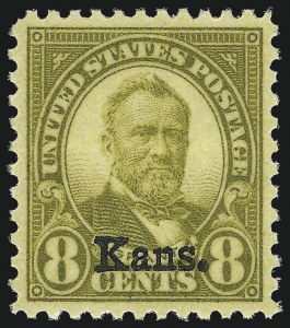 Sale 976, Lot 2193, Kans.-Nebr. Overprints (Scott 659-678)