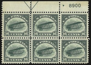 Sale 976, Lot 2219, Air Post (Scott C1-C12, including Inverted Jenny)
