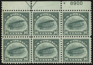 Sale 976, Lot 2220, Air Post (Scott C1-C12, including Inverted Jenny), 16c Green, 1918 Air Post (C2) Sale 976, Lot 2220, Air Post (Scott C1-C12, including Inverted Jenny)