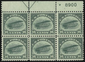 Sale 976, Lot 2221, Air Post (Scott C1-C12, including Inverted Jenny)