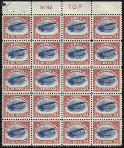Sale 976, Lot 2223, Air Post (Scott C1-C12, including Inverted Jenny)