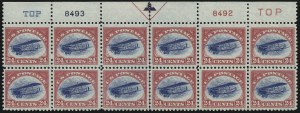 Sale 976, Lot 2224, Air Post (Scott C1-C12, including Inverted Jenny)