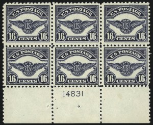 Sale 976, Lot 2227, Air Post (Scott C1-C12, including Inverted Jenny)