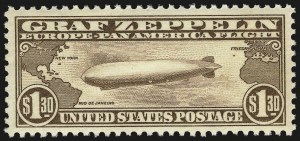 Sale Number 976, Lot Number 2241, Air Post Graf Zeppelin Issue (Scott C13-C15)