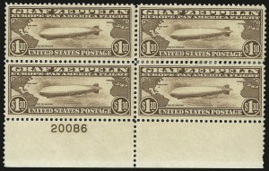 Sale 976, Lot 2245, Air Post Graf Zeppelin Issue (Scott C13-C15)