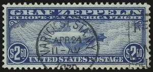 Sale 976, Lot 2250, Air Post Graf Zeppelin Issue (Scott C13-C15)