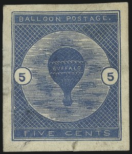 Sale 976, Lot 2257, Air Post (Later Issues, Buffalo Balloon Post)
