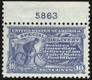 Sale 976, Lot 2267, Special Delivery, Registration (E, F)