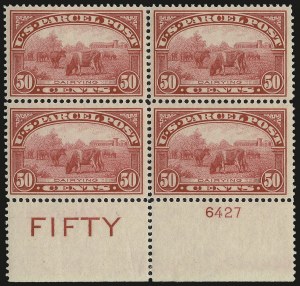 Sale 976, Lot 2358, Postal Note, Parcel Post (PN, Q, JQ, QE)