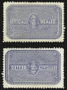 Sale 976, Lot 2619, The Martin Richardson Gold Medal Collection of U.S. Post Office Seals (1877-1969 Post Office Seals)