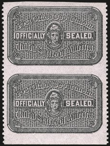 Sale 976, Lot 2621, The Martin Richardson Gold Medal Collection of U.S. Post Office Seals (1877-1969 Post Office Seals)