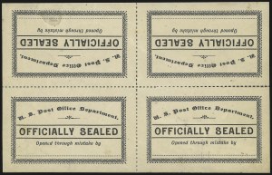 Sale 976, Lot 2634, The Martin Richardson Gold Medal Collection of U.S. Post Office Seals (Typeset Seals)