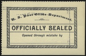 Sale 976, Lot 2638, The Martin Richardson Gold Medal Collection of U.S. Post Office Seals (Typeset Seals)