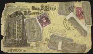 Sale 976, Lot 2662, The Martin Richardson Gold Medal Collection of U.S. Post Office Seals (1872-1969 Post Office Seals on Cover)
