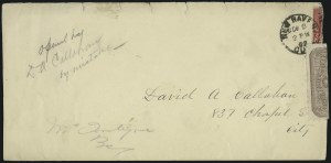 Sale 976, Lot 2665, The Martin Richardson Gold Medal Collection of U.S. Post Office Seals (1872-1969 Post Office Seals on Cover)