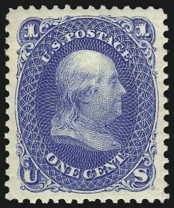 Sale 978, Lot 1022, 1875 Re-Issue of 1861-66 Issue