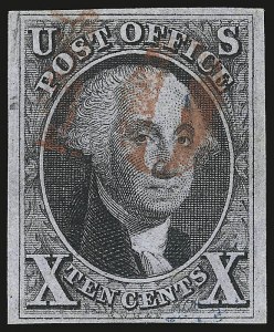 Sale 982, Lot 5025, 1847 Issue (Scott 1-2)