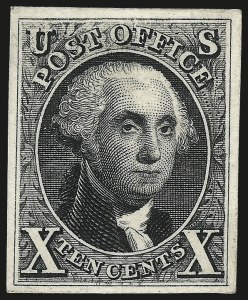 Sale 982, Lot 5028, 1875 Reproduction of 1847 Issue (Scott 3-4)