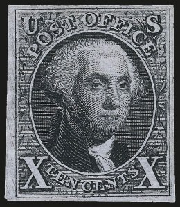 Sale 982, Lot 5033, 1875 Reproduction of 1847 Issue (Scott 3-4)