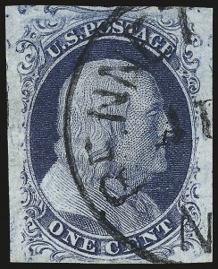 Sale Number 982, Lot Number 5036, 1c-3c 1851-56 Issue (Scott 5-11)