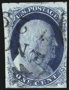 Sale 982, Lot 5045, 1c-3c 1851-56 Issue (Scott 5-11)