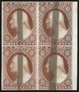 Sale 982, Lot 5061, 1c-3c 1851-56 Issue (Scott 5-11)