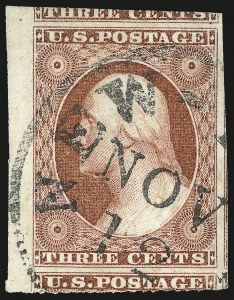 Sale Number 982, Lot Number 5068, 1c-3c 1851-56 Issue (Scott 5-11)