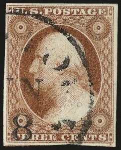 Sale 982, Lot 5073, 1c-3c 1851-56 Issue (Scott 5-11)