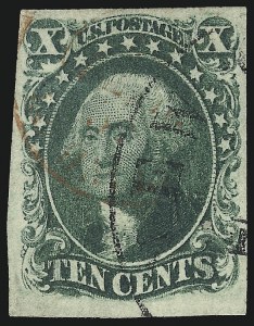 Sale 982, Lot 5089, 5c-12c 1851-56 Issue (Scott 12-17)