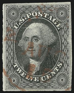 Sale 982, Lot 5094, 5c-12c 1851-56 Issue (Scott 12-17)