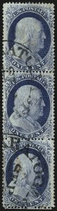 Sale 982, Lot 5108, 1c-3c 1857-60 Issue (Scott 18-26A)