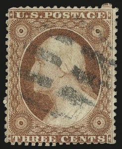 Sale 982, Lot 5112, 1c-3c 1857-60 Issue (Scott 18-26A)