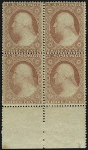 Sale 982, Lot 5119, 1c-3c 1857-60 Issue (Scott 18-26A)