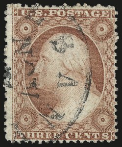 Sale 982, Lot 5120, 1c-3c 1857-60 Issue (Scott 18-26A)