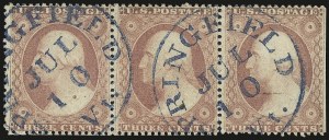 Sale 982, Lot 5121, 1c-3c 1857-60 Issue (Scott 18-26A)