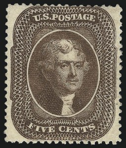 Sale 982, Lot 5137, 5c 1857-60 Issue (Scott 27-30A)